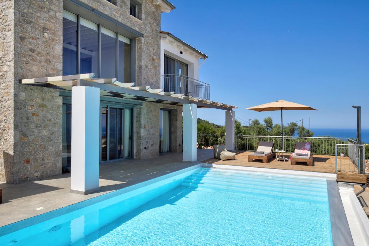 Tsakmakis Villas Luxury- Panoramic Sea View - Lefkada Tsoukaládhes 외부 사진