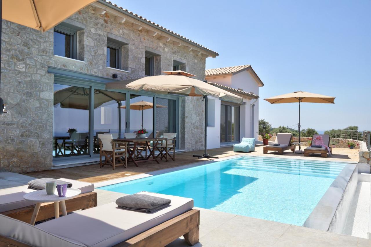 Tsakmakis Villas Luxury- Panoramic Sea View - Lefkada Tsoukaládhes 외부 사진