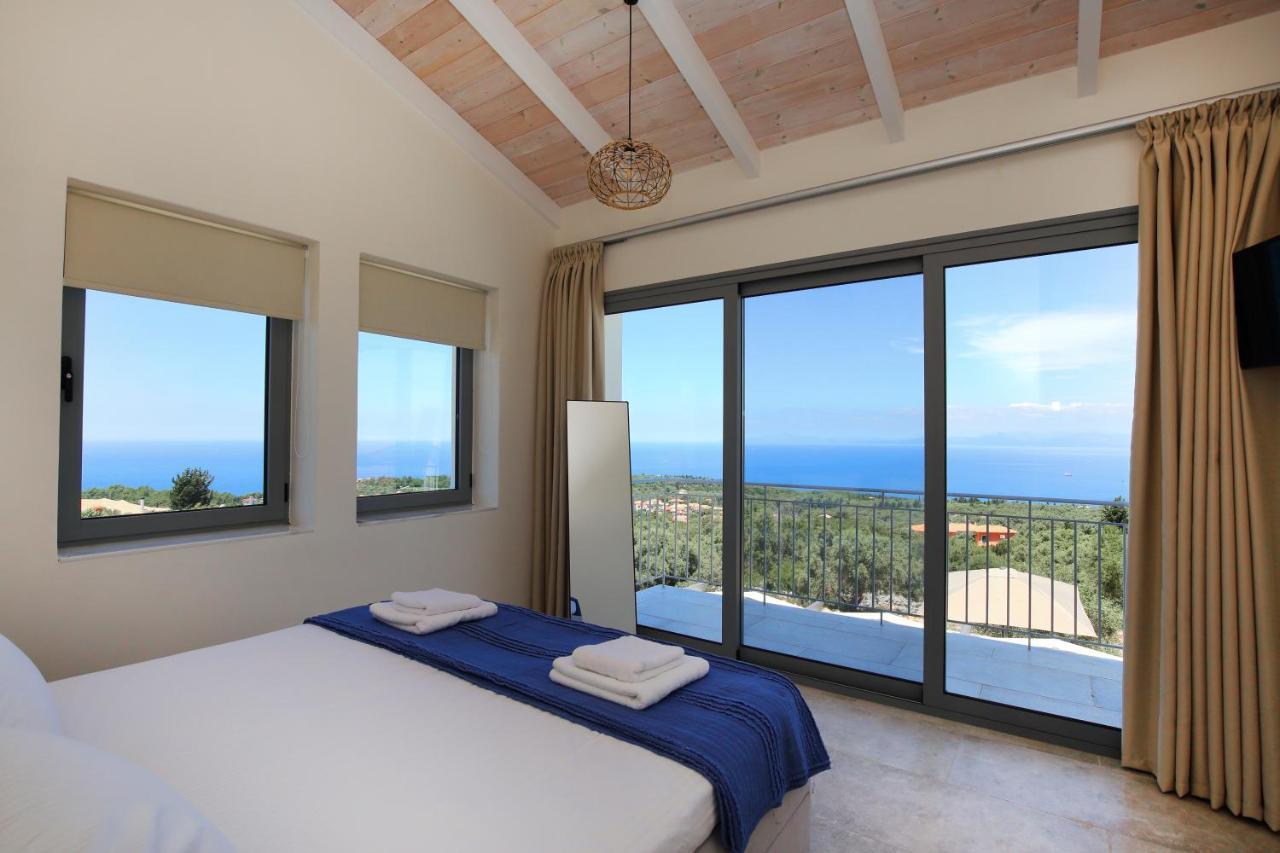 Tsakmakis Villas Luxury- Panoramic Sea View - Lefkada Tsoukaládhes 외부 사진